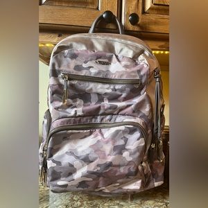 TUMI Carson Backpack, Pink Camo, Great Condition